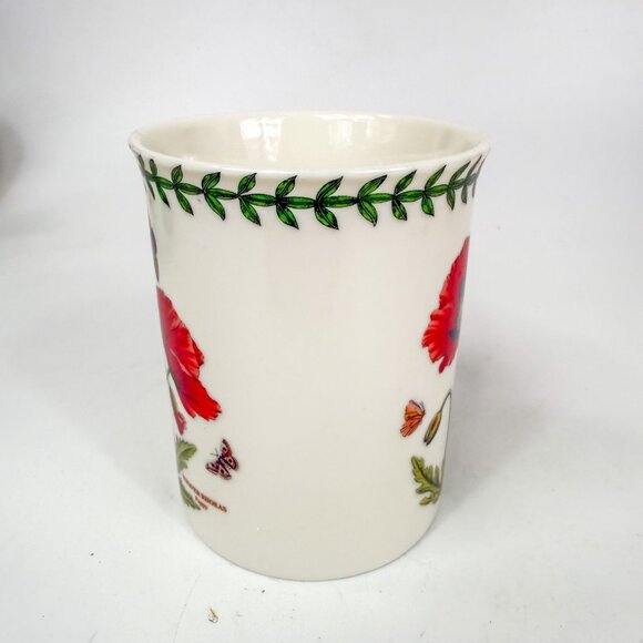 Portmeirion Botanic Garden Ceramic Poppy Coffee Mug Cup - Picture 2 of 6
